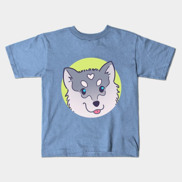 Husky Kids T-Shirt by Abbilaura